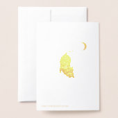 Een leuke dag kat begroeten folie kaarten (Met envelop)