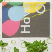 Een leuke, een fijne dag Creëer je eigen Theedoek (Gevouwen)