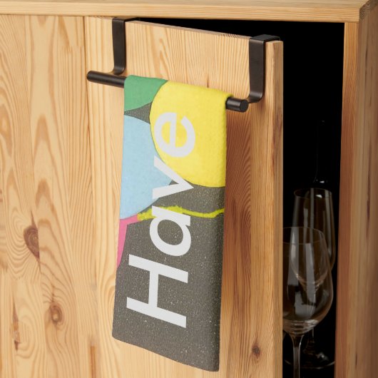 Een leuke, een fijne dag Creëer je eigen Theedoek (Derde Gevouwen)