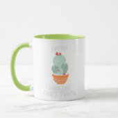 Een leuke en leuke cactus mok (Links)