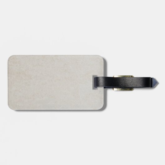 Een leuke grappige schets met een trendy bril. bagagelabel (Achterkant horizontaal)