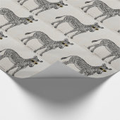 Een leuke grappige schets met een trendy bril. cadeaupapier (Hoek)