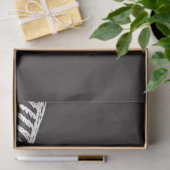 Een leuke, grappige, witte schets met een bril tissuepapier (Geschenk)