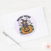 Een leuke Halloween Witch Sticker (Envelop)