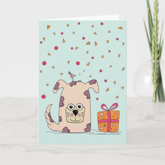 Een leuke Happy Birthday Kaart (Voorkant)