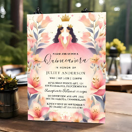 Een leuke Joy Lily Twin Dual Joint Dubbele Quincea Kaart