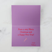 Een leuke kerstkaart voor Safari Monkey Kaart (Binnen)