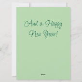 Een leuke kerstman Kaart (Achterkant)