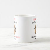 Een leuke knuffeldeficiëntietest koffiemok (Center)