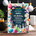 Een leuke lab Kinder Geek Nerd Mad Science 9e Verj Kaart<br><div class="desc">Ontketenen de opwinding met onze "Fun Lab Kinder Geek Nerd Mad Science 9th Birthday Invitation"! Dit dynamische en kleurrijke ontwerp is perfect voor jonge wetenschapsliefhebbers en zet de toon voor een avontuurlijke en educatieve viering. Uw gasten zullen blij zijn om in een wereld van experimenten en ontdekkingen te duiken. Maak...</div>