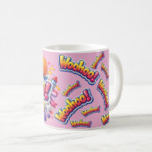 Een leuke mok met "Woohoo" (Voorkant rechts)