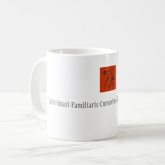 Een leuke mok van David Moore (Voorkant links)