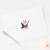 Een leuke, ondeugende tijd Gelukkig Halloween Ronde Sticker (Envelop)