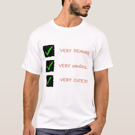 Een leuke persoonlijkheid t-shirt (Voorkant)