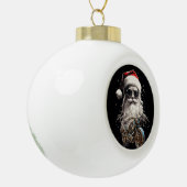 EEN LEUKE RIT VOOR DE KERSTMAN KERAMISCHE BAL ORNAMENT (Links)