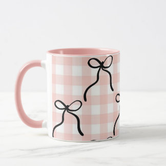 Een leuke roze mok