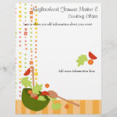 een leuke salade flyer (Voorkant)