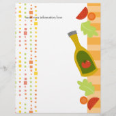 een leuke salade flyer (Achterkant)