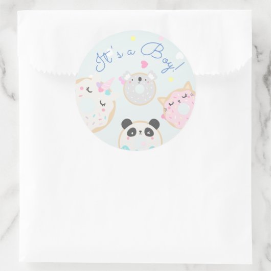 Een leuke Sticker... Ronde Sticker (Tas)