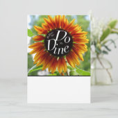 Een leuke uitnodiging voor een trouwrepetitief din (Staand voorkant)