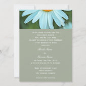 Een leuke uitnodiging voor witte dagenbloemen brui (Voorkant)