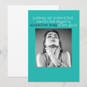 Een leuke verjaardagskaart voor een feestmeisje (Voorkant / Achterkant)