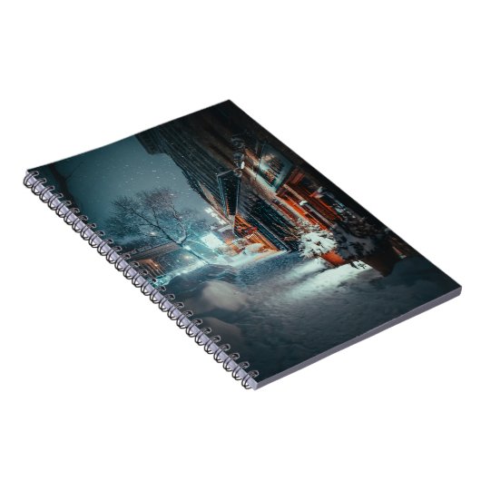 Een leuke winter notitie boek (Rechterzijde)