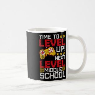 Een level omhoog gaan Middelbare School Video Game Koffiemok