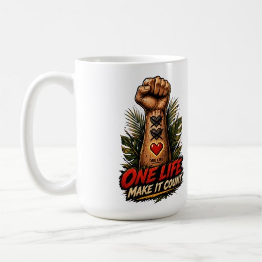 Eén Leven  Koffiemok (Links)