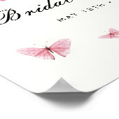 Een leven lang vlinders Jacqlyns Poster (Hoek)