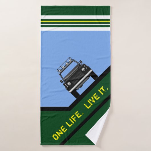 EEN LEVEN, LEEF HET Handdoek (Badhanddoek)