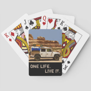 EEN LEVEN.  LEEF HET. POKERKAARTEN