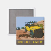 ÉÉN LEVEN. LEVEN HET. MAGNEET (Voorkant / Achterkant)