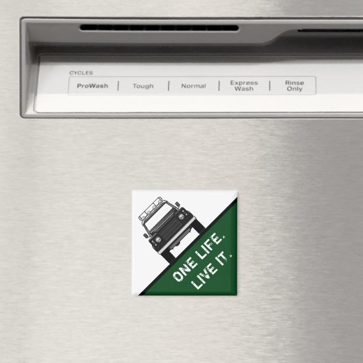 ÉÉN LEVEN. LEVEN HET. MAGNEET (Insitu (Vaatwasser))