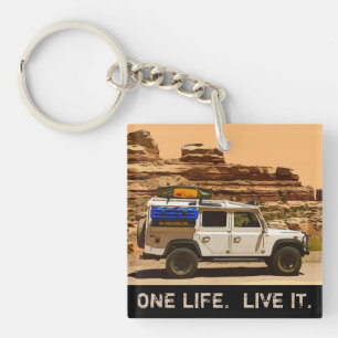 ÉÉN LEVEN. LEVEN HET. SLEUTELHANGER