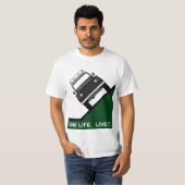 ÉÉN LEVEN. LEVEN HET. T-SHIRT (Voorkant volledig)