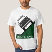 ÉÉN LEVEN. LEVEN HET. T-SHIRT (Voorkant)