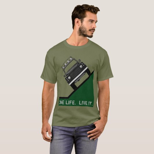 ÉÉN LEVEN. LEVEN HET. T-SHIRT (Voorkant volledig)
