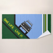 ÉÉN LEVEN, LEVEN IT-handdoek Badhanddoek (Badhanddoek)