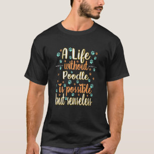 Een leven met hondenliefde beste vriend hondenras t-shirt