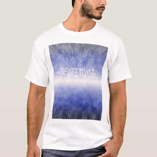 ÉÉN LEVEN OM TE LEVEN T-SHIRT (Voorkant)