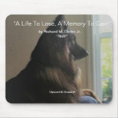 "Een leven om te verliezen, een geheugen om te win Muismat (Voorkant)