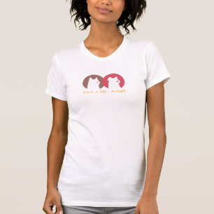 Een leven redden - adopteren t-shirt