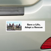 Een leven redden bumpersticker (Op auto)