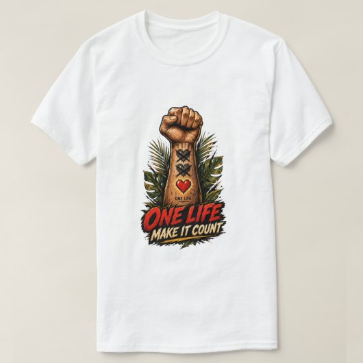 Eén Leven T-shirt (Design voorkant)