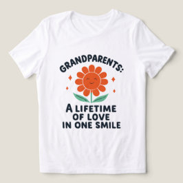 Een leven van liefde: oma en opa's glimlach Tri-Blend shirt