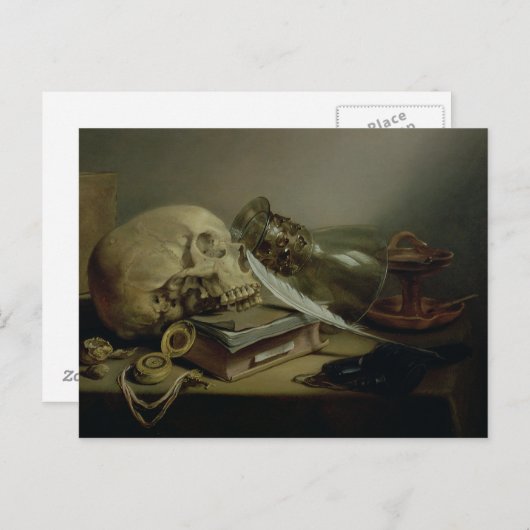 Een leven van Vanitas Briefkaart (Voorkant / Achterkant)