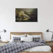 Een leven van Vanitas Canvas Afdruk (Insitu (Slaapkamer))
