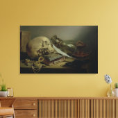 Een leven van Vanitas Canvas Afdruk (Insitu (Woonkamer))