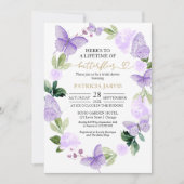 Een Leven van Vlinders Bruids Douche Uitnodiging (Voorkant)